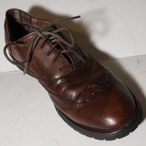 Bed Stu Wingtips Brown Size 8 Soft Leather